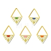 MIYUKI Glass Seed Beaded Pendants PALLOY-MZ01349-1