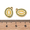 Fruit 304 Stainless Steel Enamel Pendants SA-CBA49D2-11G-02-3