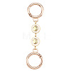304 Stainless Steel Enamel Bag Extension Chains AJEW-TAC00018-1
