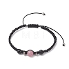 Round Natural Mixed Gemstome Bead Braided Bracelets for Women BJEW-JB13332-3