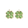Brass Micro Pave Cubic Zirconia Pendants KK-G557-28KCG-01-1