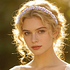 Silk From Silkworms Hair Bands OHAR-WH0033-019A-5
