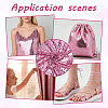 Polyester Reversible Sequin Fabrics DIY-WH0786-70-5