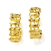 Ion Plating(IP) 304 Stainless Steel Fence Wrap Stud Earrings EJEW-K244-09G-2