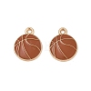Alloy Enamel Pendants ENAM-V001-01D-KCG-1