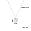 Brass Micro Pave Cubic Zirconia Openable Blank Locket Pendant Necklaces for Engraved Name FS-WG25E25-06-1
