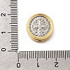 Religion Two Tone Brass Beads KK-D255-02GP-03-3