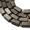 Natural Gold Pyrite/Golden Pyrite Beads Strands G-F833-C01-02-4