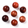 Natural Wood Beads WOOD-S666-10mm-01-1