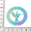201 Stainless Steel 3D Rotating Hanging Wind Spinner STAS-T064-91-3