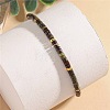 Natural Dragon Blood Heishi Beaded Braided Bracelets LS-SA4116-3-1