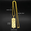 304 Stainless Steel Star of David Fish Pendant Box Chain Necklaces FS-WG4A3EC-02-4