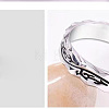 Dragon Pattern 201 Stainless Steel Finger Rings for Men FS-WG77ECB-01-5
