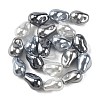 Electroplated Glass Beads Strands GL-CBA89C7-01D-3