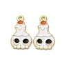 Halloween Alloy Enamel Pendants STAS-I354-01G-A01-1