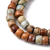 Natural Aqua Terra Jasper Beads Strands G-L624-D03-10x8mm-4