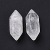 Natural Quartz Crystal Double Terminal Pointed Pendants G-C007-02A-14-2