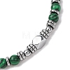 Adjustable 304 Stainless Steel Gemstone Beaded Bracelets FS-WG23DE2-06-3