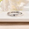 Rhodium Plated 925 Sterling Silver Adjustable Rings RJEW-S397-01P-01-3