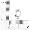 Brass Micro Pave Clear Cubic Zirconia Enhancer Shortener Pendant Bails KK-Z151-02P-3