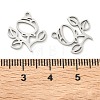 Hollow 201 Stainless Steel Pendants STAS-F337-10F-P-3