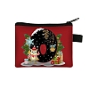 Christmat Letter Printed Polyester Wallets with Zipper PW-WGB27ED-23-1