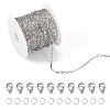  DIY Chain Bracelet Necklace Making Kit DIY-TA0005-87-9