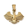 304 Stainless Steel Pendants STAS-G400-01G-03-1