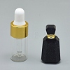 Faceted Synthetic Blue Goldstone Openable Perfume Bottle Pendants G-E556-04D-1