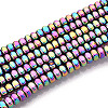 Electroplated Synthetic Non-magnetic Hematite Beads Strands G-T139-61F-1