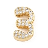 Brass Micro Pave Cubic Zirconia Pendants KK-B167-22G-3-1