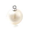 ABS Plastic Imitation Pearl Pendants FIND-H052-01H-01P-1