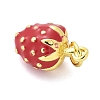 Brass Enamel Pendants X-KK-S511-01B-G-2