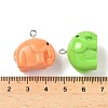 Opaque Resin Pendants X-RESI-I355-03P-02-3