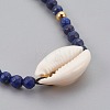 Natural Lapis Lazuli(Dyed) Braided Bead Bracelets BJEW-JB04079-02-2