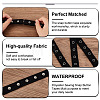 5 Yards Alloy Snap Button Tape Trim Polyester Ribbons DIY-OC0011-27B-4