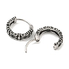 316 Surgical Stainless Steel Hoop Earrings EJEW-D096-09D-AS-2