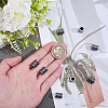 8Pcs 304 Stainless Steel European Tube Beads STAS-HY0002-25-3