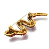 Snake Rhinestones Pins JEWB-M051-02G-01-2