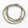 Electroplate Glass Beads Strands EGLA-P018-2mm-FR-B08-2