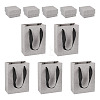 5Pcs Square Paper Jewelry Display Cases CON-TA0001-39A-02-3
