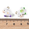 Alloy Enamel Pendants FIND-G115-02-3