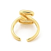 Brass Letter Open Cuff Rings for Women RJEW-G313-01Z-G-3