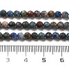 Natural Dumortierite Beads Strands G-G161-A04-03-5