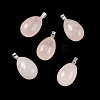 Natural Rose Quartz Pendants GG-K002-08A-27-1