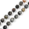 Natural Eagle Eye Stone Beads Strands G-O201B-124F-2