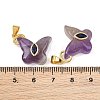Natural Amethyst Pendants GG-CBA19F2-01G-10-3