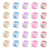 50Pcs Acrylic European Beads MACR-TADJ0001-13U-1