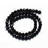 Natural Black Tourmaline Beads Strands LS-G-G927-46-4