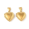316 Stainless Steel Locket Pendants STAS-K321-25G-1
